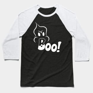 Spooky Ghost (white) Baseball T-Shirt